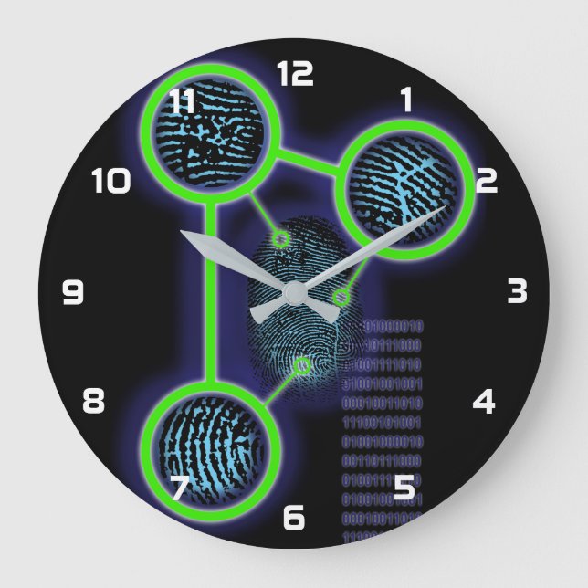Grande Horloge Ronde Identification des empreintes digitales (Recto)
