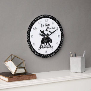 Grande Horloge Ronde Il est temps pour une nouvelle aventure ours horlo
