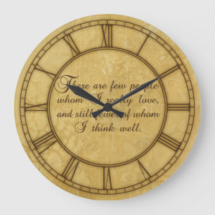 Grande Horloge Ronde Il y a peu que j'aime