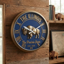 Illinois American Bison The Prairie State Est. 181