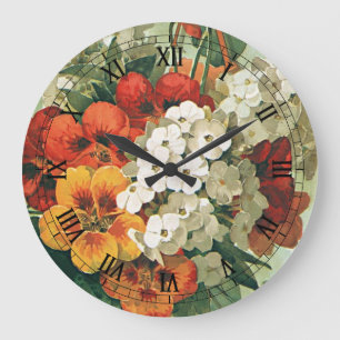 Grande Horloge Ronde Illustration de couverture du catalogue de graines