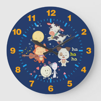 Grande Horloge Ronde Ils ont ddle diddle