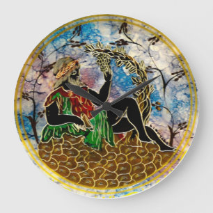 Grande Horloge Ronde Image Art pour