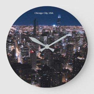 Grande Horloge Ronde Image USA pour l'horloge à grand mur rond