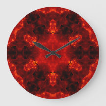 Inferno Nexus - Fiery Kaleidoscope Art
