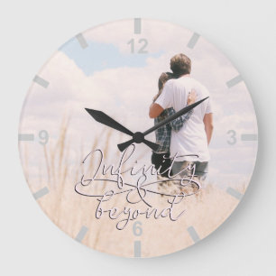 Grande Horloge Ronde Infinity and Beyond Love Couples Valentine's Day