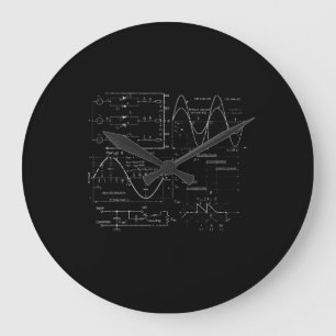 Grande Horloge Ronde Ingénieur électrique Cadeau unique