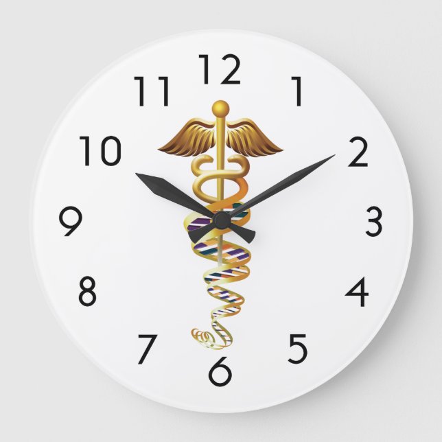 Grande Horloge Ronde Insignes médicaux (Recto)