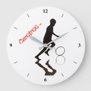 Grande Horloge Ronde Insouciant