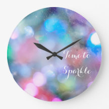 Inspational Time To Sparkle Wall Clock