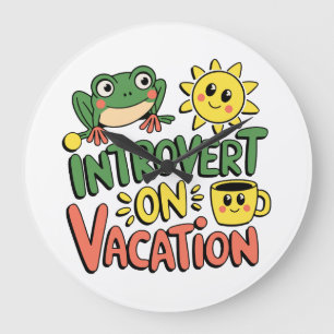 Grande Horloge Ronde Introvert Sunshine Break