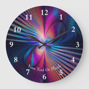 Grande Horloge Ronde Irisation structurelle