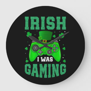 Grande Horloge Ronde Irlandais Je Jouais
