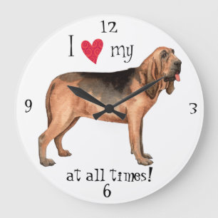 Grande Horloge Ronde J'aime mon sang