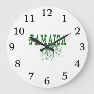 Grande Horloge Ronde Jamaïque Racines d'arbre vert racines Jamaïcaine