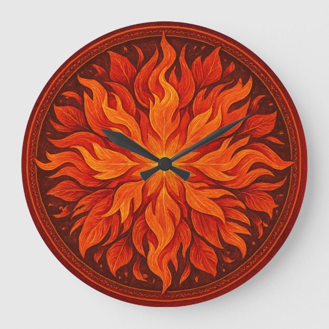 GRANDE HORLOGE RONDE JARDIM DE FOGO (Recto)