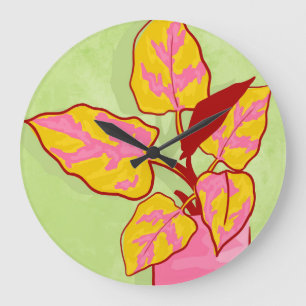 Grande Horloge Ronde Jardin de printemps