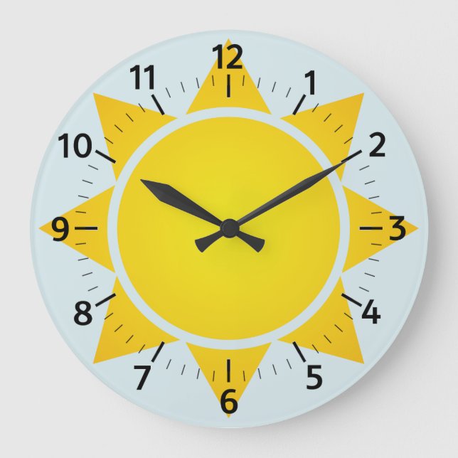 Grande Horloge Ronde Jaune (Recto)