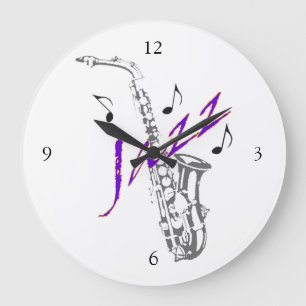 Grande Horloge Ronde Jazz Wall Clock