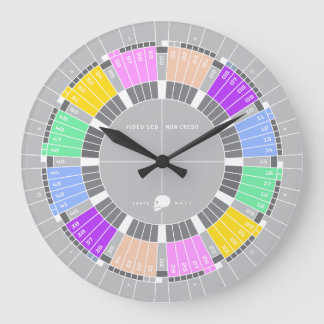 Grande Horloge Ronde Je le vois, mais je ne le crois pas