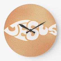 "Jésus" en Forme de Poisson Don chrétien Pasteur