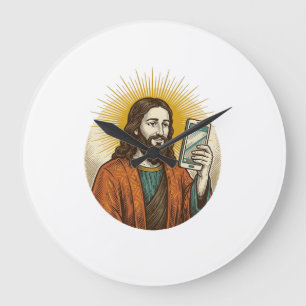 Grande Horloge Ronde Jésus vidéo accidentelle au lieu d'appareil photo