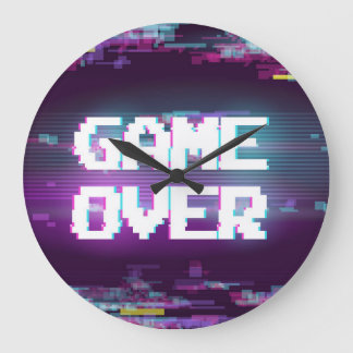 Grande Horloge Ronde Jeu sur concept, effet de pépin.