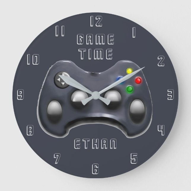 Grande Horloge Ronde Jeu vidéo (Recto)