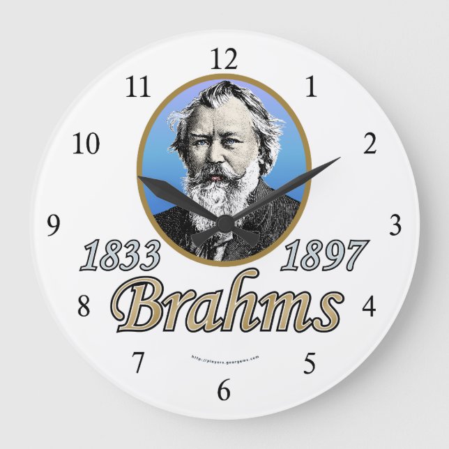 Grande Horloge Ronde Johannes Brahms (Recto)