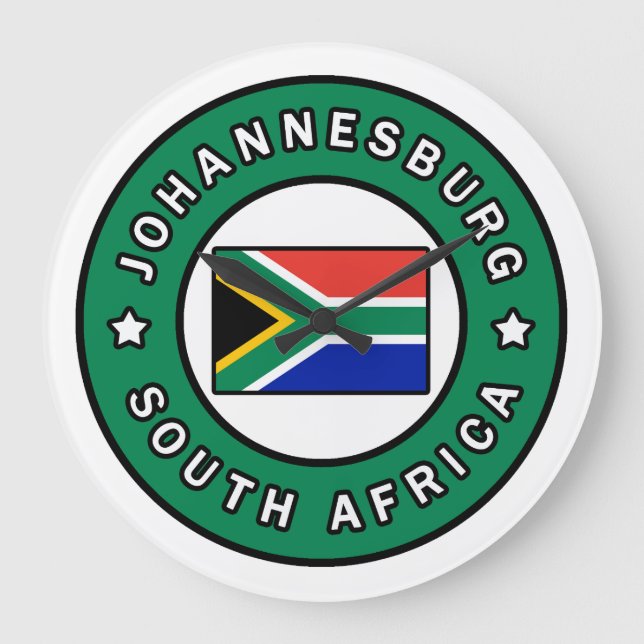 Grande Horloge Ronde Johannesburg Afrique du Sud (Recto)