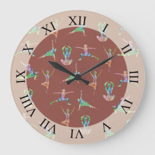 Grande Horloge Ronde Joie de yoga