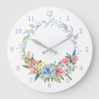 Jolie aquarelle Pastel Floral Wreath
