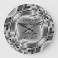 Joyeux 25e anniversaire de la Mariage d'argent