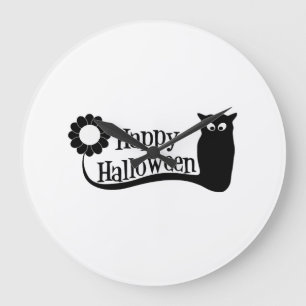 Grande Horloge Ronde Joyeux Halloween