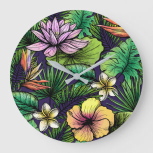 Grande Horloge Ronde Jungle