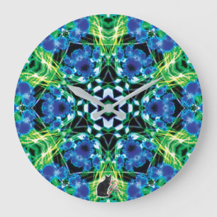 Grande Horloge Ronde Kaléidoscope Crystalmarine