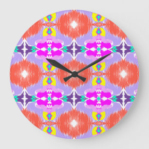 Grande Horloge Ronde Kaleidoscope de la floraison solaire