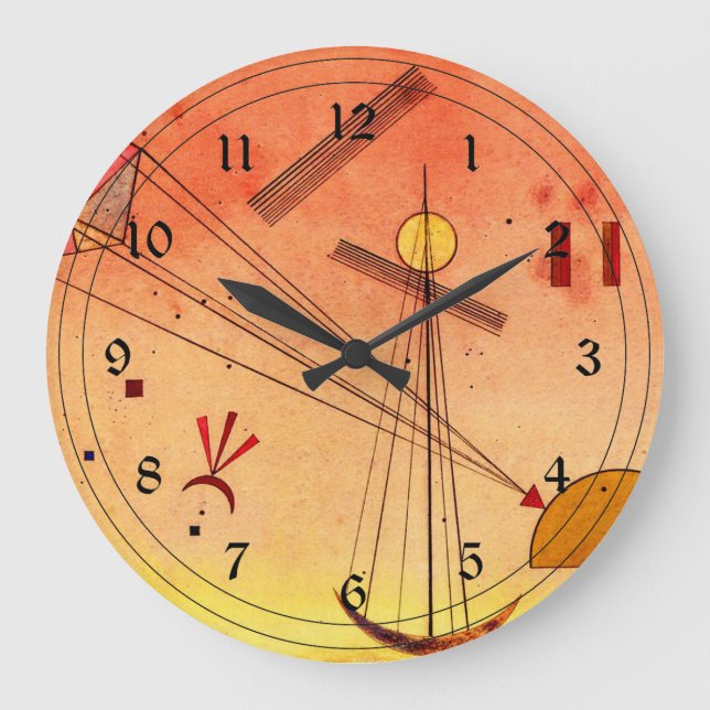 Grande Horloge Ronde Kandinsky - Attachement léger (Recto)