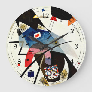 Grande Horloge Ronde Kandinsky - Deux points noirs