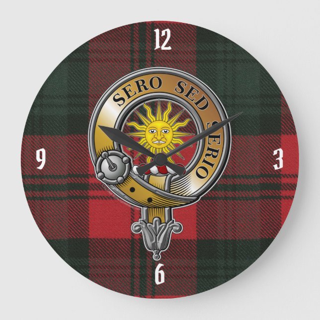 Grande Horloge Ronde Kerr Tartan (Recto)