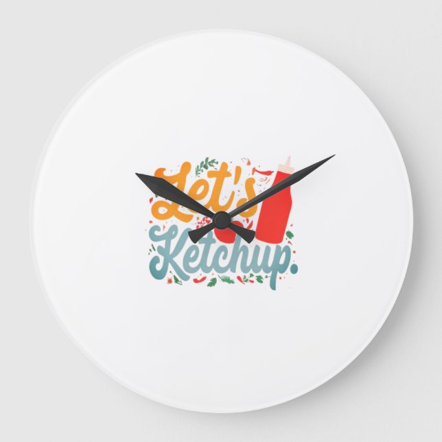 Grande Horloge Ronde Ketchup (Recto)