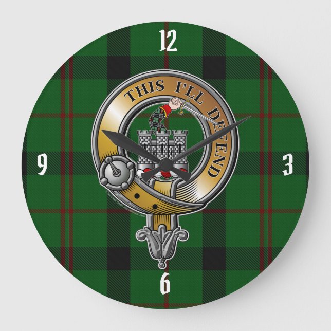 Grande Horloge Ronde Kincaid Tartan & Badge (Recto)
