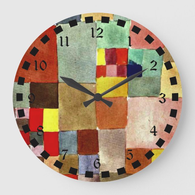Grande Horloge Ronde Klee : Flora on Sand (Recto)