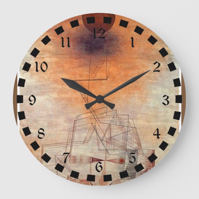 Grande Horloge Ronde Klee - Limites de l'intellect (Recto)