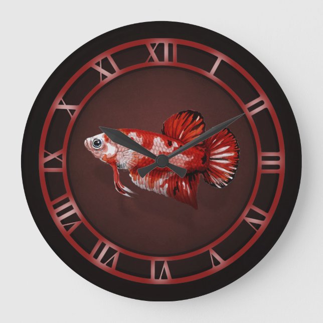 Grande Horloge Ronde koi plakat betta fish (Recto)