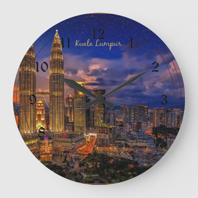 Grande Horloge Ronde Kuala Lumpur skyline (Recto)