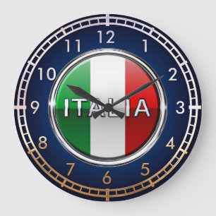 Grande Horloge Ronde La Bandiera - le drapeau italien