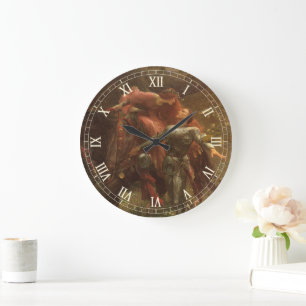 Grande Horloge Ronde La Belle Dame sans Merci par Sir Frank Dicksee