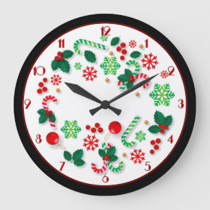 Grande Horloge Ronde La frontière noire, tout simplement Noël
