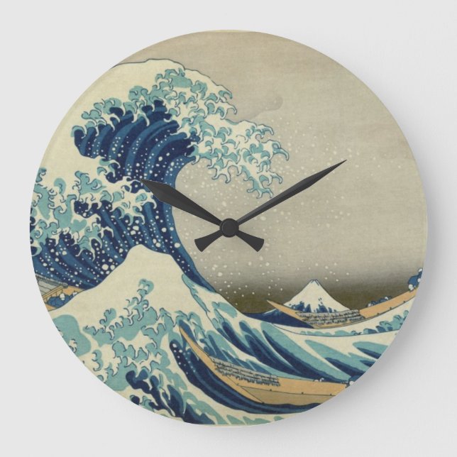 Grande Horloge Ronde La grande vague outre de Kanagawa (Recto)